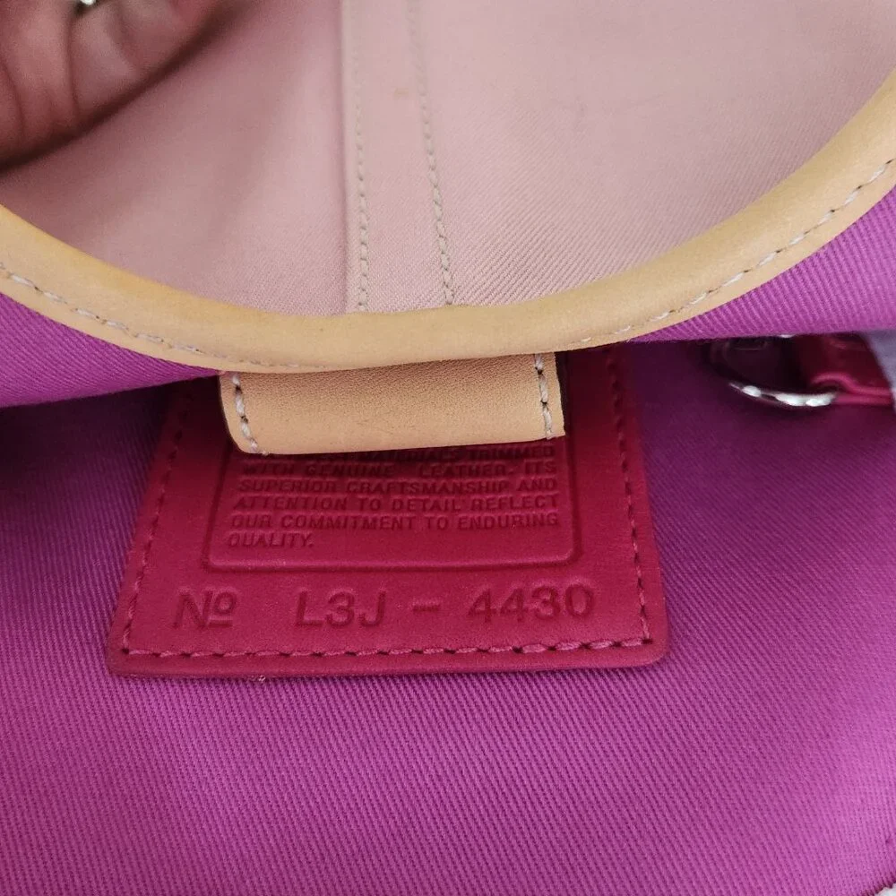 Euc Vintage Coach Soho Daisy Pink Handbag Satchel Purse